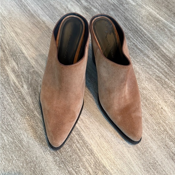Banana Republic Western Suede Mules/size 8.5 - Picture 2 of 12